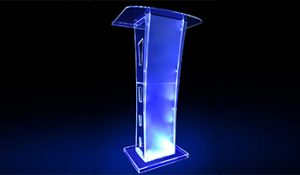 acrylic podium