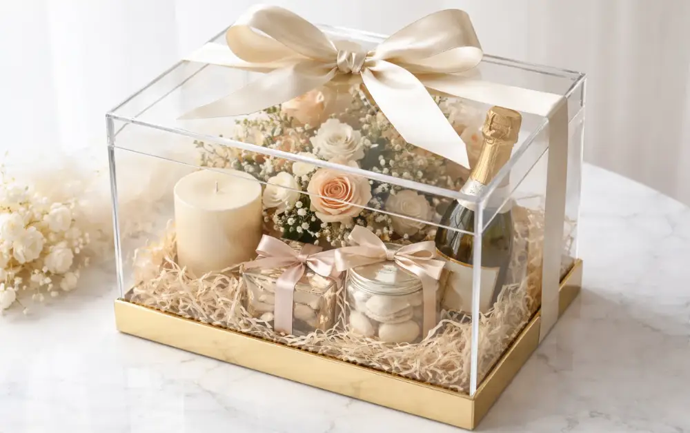 Personalized Acrylic Gift Boxes with Arabic Calligraphy